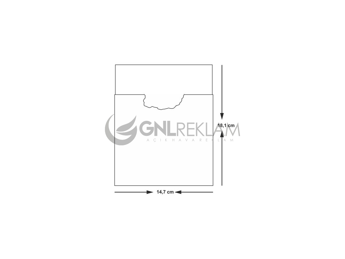 GNL DAVETİYE GDİ-10555  1 Paket (100 Adettir)