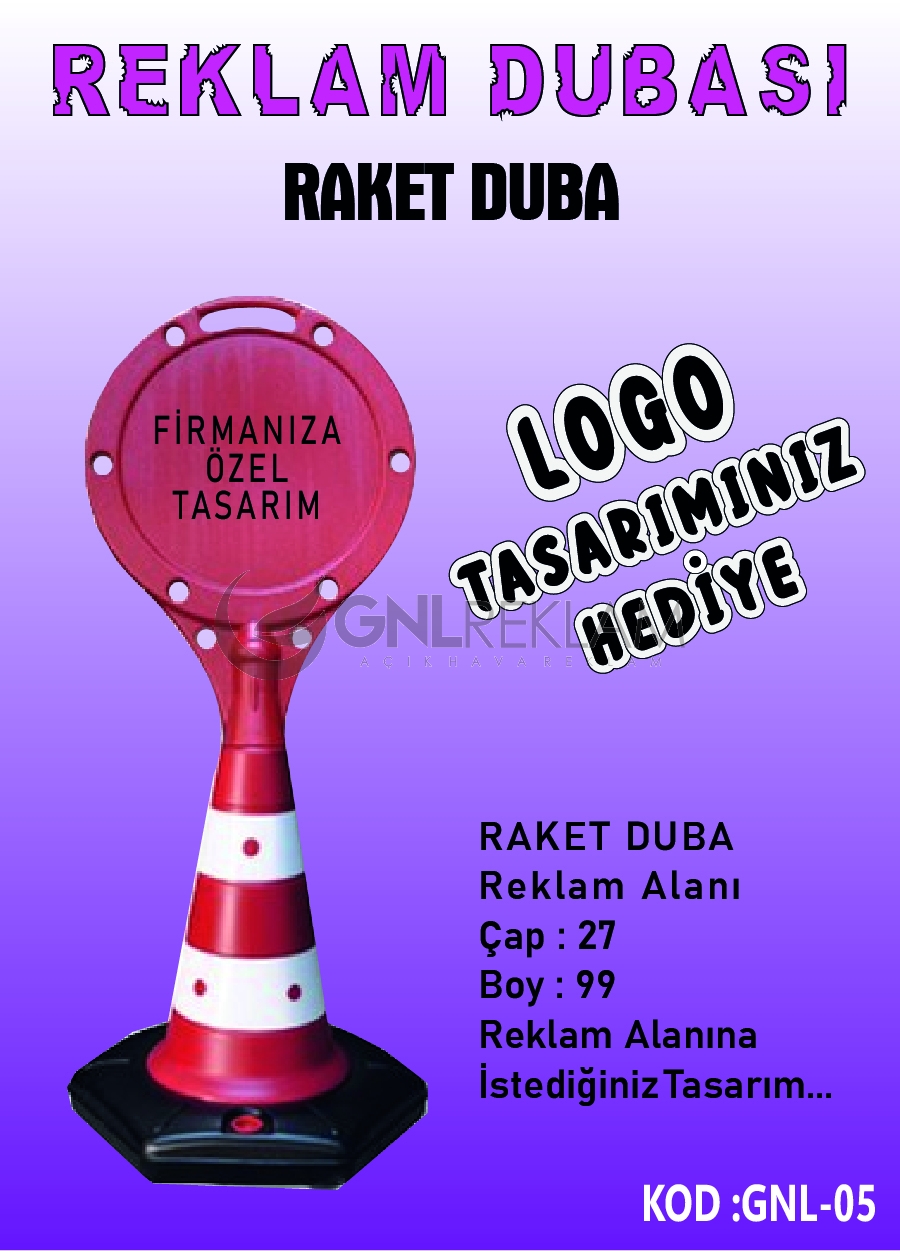 RAKET DUBA + Baskılı